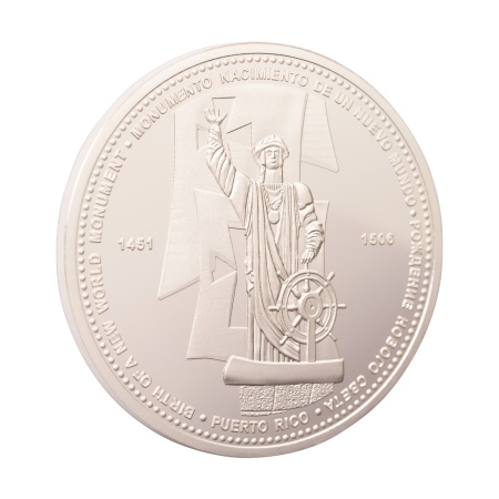 Мемориальная медаль монетного типа "Рождение нового мира"